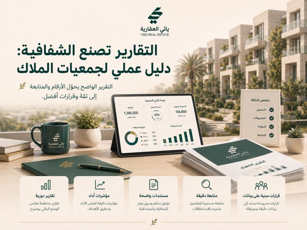 التقارير تصنع الشفافية – دليل عملي لاتحاد ملاك