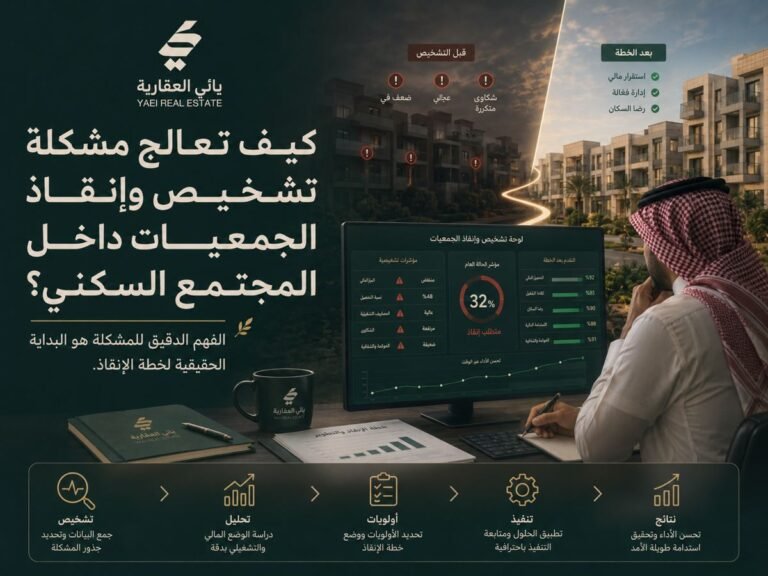 كيف تعالج مشكلة تشخيص وإنقاذ اتحاد ملاك داخل المجتمع السكني؟