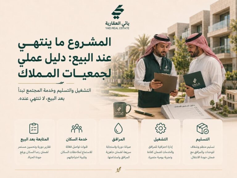 ما بعد البيع: دليل عملي لاتحاد ملاك