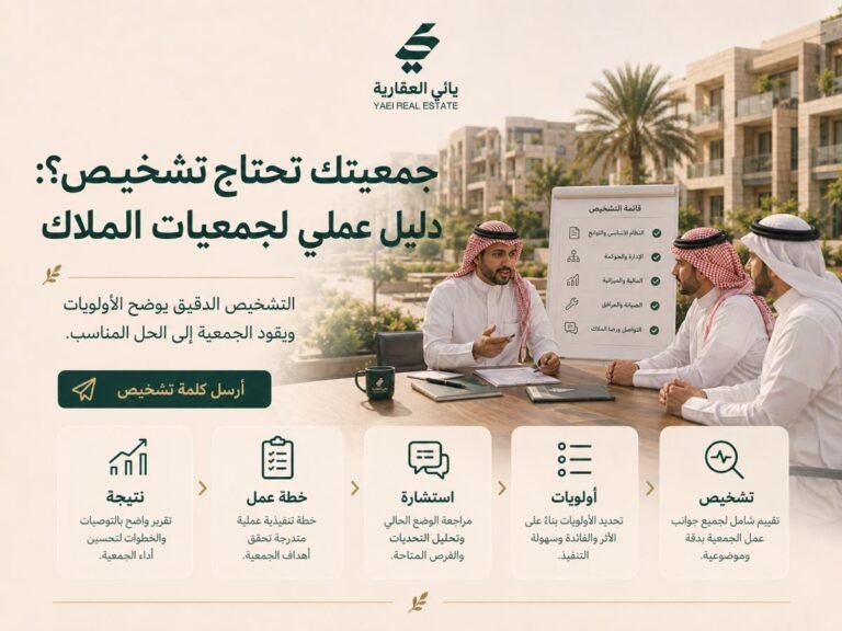 اتحاد ملاك يحتاج تشخيص؟ دليل عملي من يائي